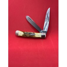 Case XX 5254 SSP Blue Scroll 1977 Stag Trapper