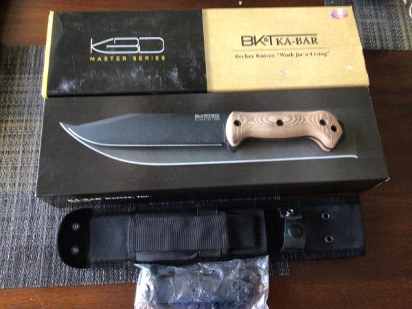 Ka-Bar model BK-7 with extra set of custom scales 