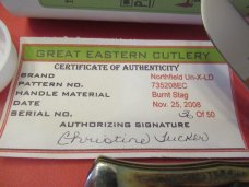 Great Eastern  2008  Northfield Burnt Stag Scout Pattern # 735208EC