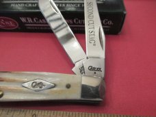 Case XX 2009 Second Cut Stag Diamond Shield Mini Trapper Pattern # 5207 SS