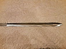 Vintage 50" Medieval Scottish Claymore with Leather Scabbard