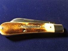 GREAT EASTERN GEC TIDIOUTE OILY CREEK BONE RAM FOOT KNIFE RARE 1 OF 615 MIT #933119