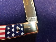 *MODERATE FLAWS* GREAT EASTERN CUTLERY TIDIOUTE #94 LIBERTY - 1 BLADE - FLAG *b*