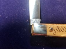 *MODERATE FLAWS* GREAT EASTERN CUTLERY TIDIOUTE #94 LIBERTY - 1 BLADE - FLAG *b*