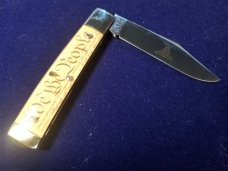 *MODERATE FLAWS* GREAT EASTERN CUTLERY TIDIOUTE #94 LIBERTY - 1 BLADE - FLAG *b*