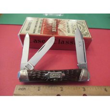 Case Classic 1990 Rogers Bone Bowie Tie Shield Whittler Pattern # 630109