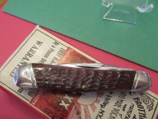 Case Classic 1990 Rogers Bone Bowie Tie Shield Whittler Pattern # 630109