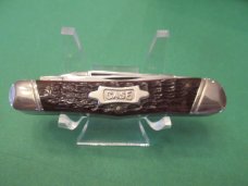 Case Classic 1990 Rogers Bone Bowie Tie Shield Whittler Pattern # 630109