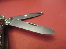 Case Classic 1990 Rogers Bone Bowie Tie Shield Whittler Pattern # 630109
