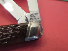 Case Classic 1990 Rogers Bone Bowie Tie Shield Whittler Pattern # 630109