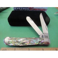 Case XX 2014 Abalone Mini Trapper Pattern 8207 SS