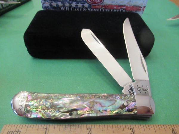 Case XX 2014 Abalone Mini Trapper Pattern # 8207 SS Case XX 2014 Abalone Mini Trapper Pattern # 8207 SS