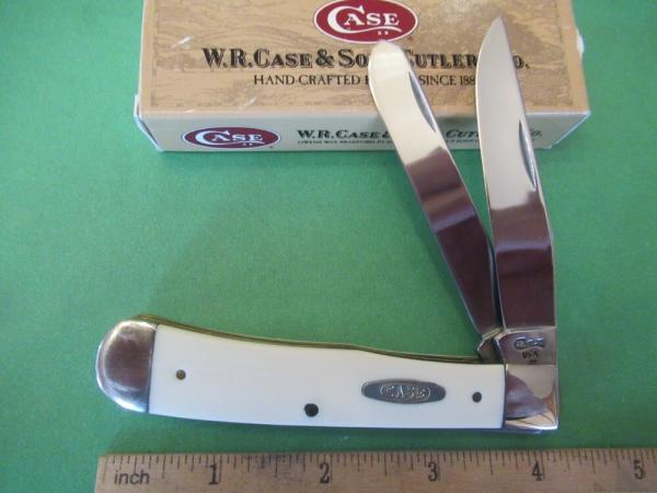 Case XX 1997 Imitation Ivory Trapper Pattern # I254 