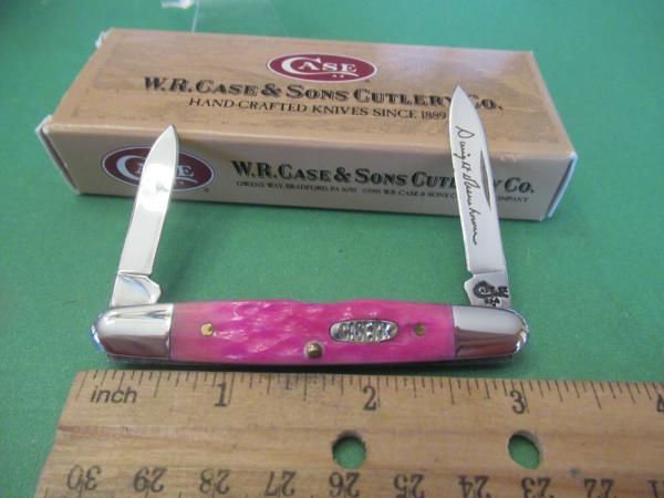 Case XX 1999 Pink Eisenhower Pattern # 06263 SS Case XX 1999 Pink Eisenhower Pattern # 06263 SS