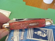 Case Classic 1991 Red Banana Bone Anglo Saxon Whittler Pattern # R6391 