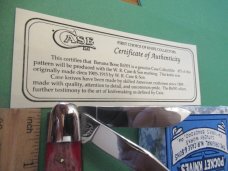 Case Classic 1991 Red Banana Bone Anglo Saxon Whittler Pattern # R6391 