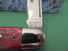 Case Classic 1991 Red Banana Bone Anglo Saxon Whittler Pattern # R6391 