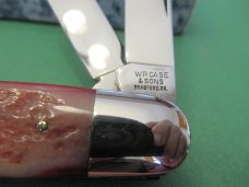 Case Classic 1991 Red Banana Bone Anglo Saxon Whittler Pattern # R6391 