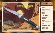 GEC Tidioute .38 Special Exotic Mexican Bocote 381117 Single Blade New