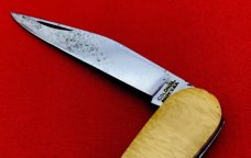 Vintage COLONIAL PROV USA 1-Blade Baseball Bat Keychain Jack Folding Pocket Knife