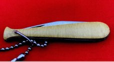 Vintage COLONIAL PROV USA 1-Blade Baseball Bat Keychain Jack Folding Pocket Knife