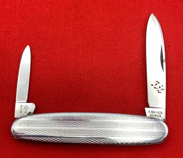 Vintage H. BOKER & CO SOLINGEN Equal End Pen Folding Pocket Knife c.1914-1944 Salesman’s Sample Vintage H. BOKER & CO SOLINGEN Equal End Pen Folding Pocket Knife c.1914-1944 Salesman’s Sample