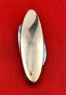 Vintage JM Fisher ATTLEBORO Oval Lobster Pen Watch Fob or Folding Pocket  Knife c.1880-1930’s