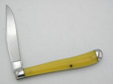 Queen Cutlery Rare #13 Amber Handled Utility:  4 1/8” closed, circa 1961