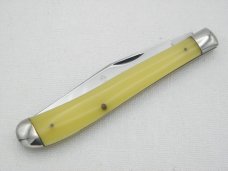 Queen Cutlery Rare #13 Amber Handled Utility:  4 1/8” closed, circa 1961