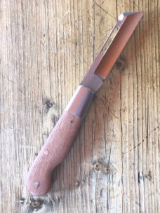 Kroo Cutom Blades Swellend EO Jack with African Rosewood Scales and Sheepsfoot Blade