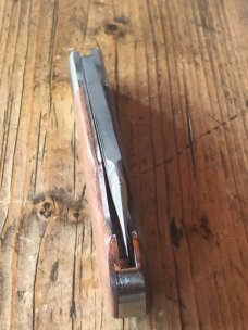 Kroo Cutom Blades Swellend EO Jack with African Rosewood Scales and Sheepsfoot Blade