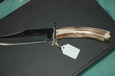 Muela Antler Handled Bowie Knife - No Sheath