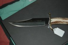 Muela Antler Handled Bowie Knife - No Sheath