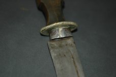 Antique Bowie Knife with Metal Sheath 