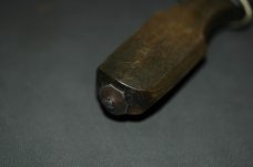Antique Bowie Knife with Metal Sheath 