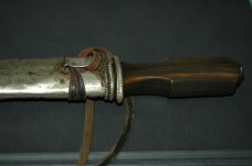 Antique Bowie Knife with Metal Sheath 