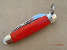 Ulster / Imperial 5 blade 3 backspring Utility Scout  Knife Red
