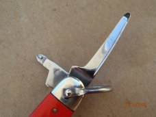 Ulster / Imperial 5 blade 3 backspring Utility Scout  Knife Red