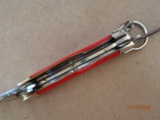 Ulster / Imperial 5 blade 3 backspring Utility Scout  Knife Red