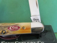 Case XX 2008 Red Shield Stag Handle Whittler Final Production Pattern # 5383WH SS