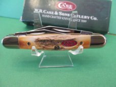 Case XX 2008 Red Shield Stag Handle Whittler Final Production Pattern # 5383WH SS