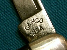 VINTAGE CAMCO USA 571 CAMILLUS STOCKMAN FOLDING PEN JACK POCKET KNIFE KNIVES OLD