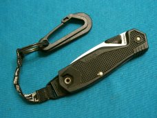 SCHRADE CH3 USA SERRATED HUNTING SKINNING SURVIVAL KEYCHAIN FOLDING POCKET KNIFE KNIVES