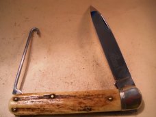 Hubertus 2579 EH Sporting Knife Stag Gut Hook