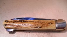 Hubertus 2579 EH Sporting Knife Stag Gut Hook 