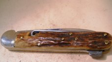 Hubertus 2579 EH Sporting Knife Stag Gut Hook 