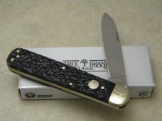 Boker Solingen Germany Rostfrei Tree Brand Classic 30 Jigged Black 1 Blade Pocket Knife in Box