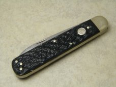 Boker Solingen Germany Rostfrei Tree Brand Classic #30 Jigged Black 1 Blade Pocket Knife in Box