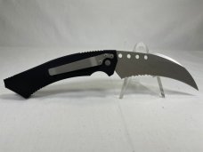 2002 MICROTECH Hawk-A Combo Hawkbill Push Button Automatic MINT IN SHEATH