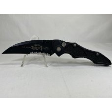2011 MICROTECH Kestrel Combo Hawkbill Push Button Automatic MINT NO SHEATH